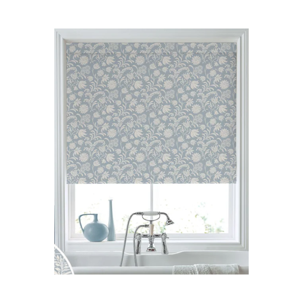 Laura Ashley Pale Blue Hemingway Made to Measure Roller Blinds
