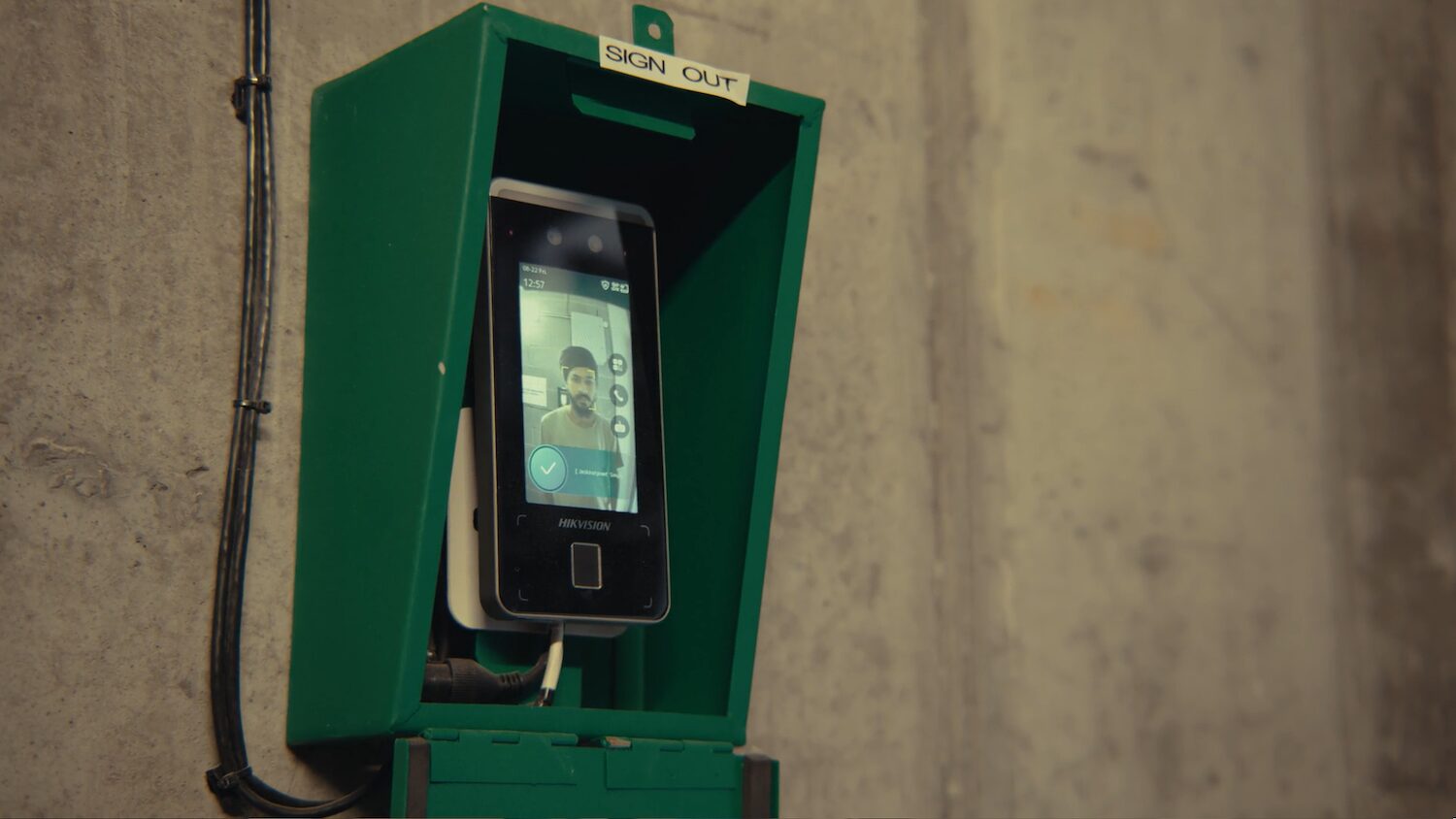 BW’s operatives are identified at the gate by facial‑recognition tied to their HammerTech profile. Image: HammerTech.