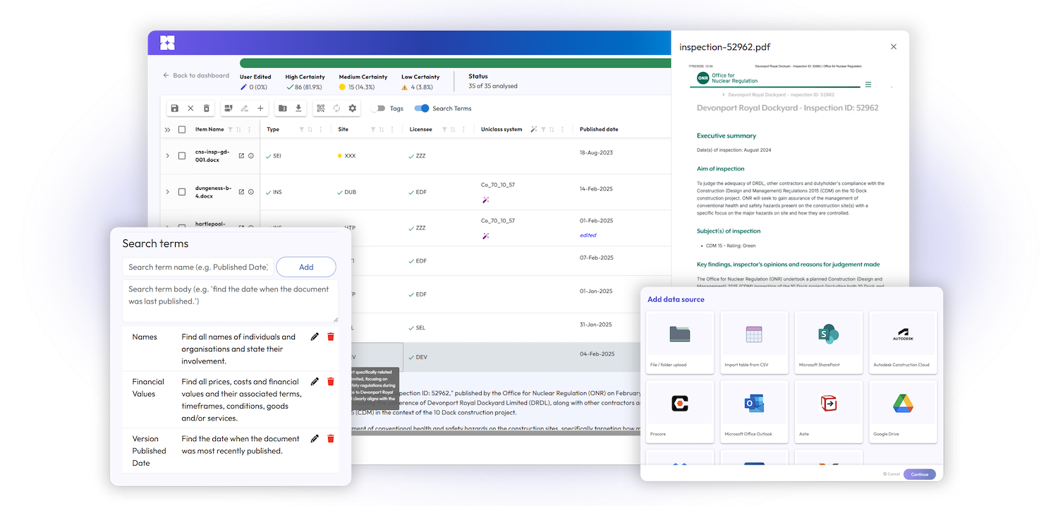 Hoppa AI inspection and test plans. Image: Hoppa AI.