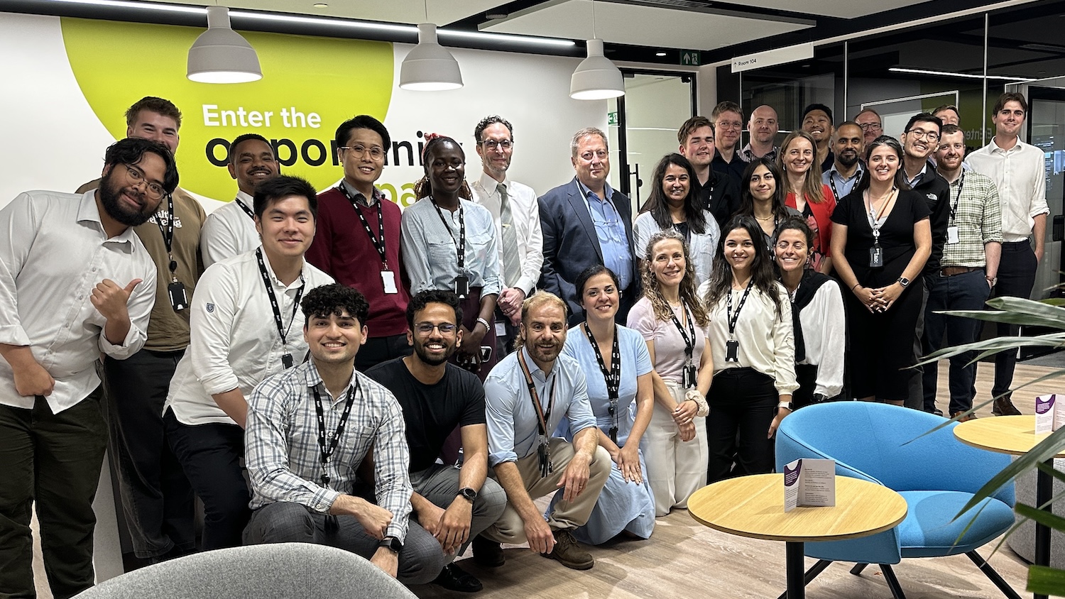 The Mott MacDonald team. Image: Mott MacDonald.